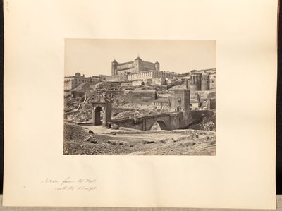 Toledo desde el Oeste, con el Alcázar de Francis Frith