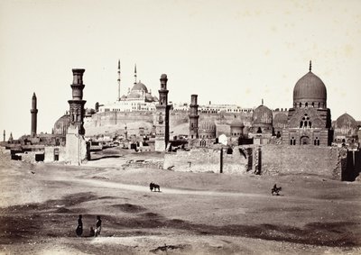 Tumbas en el cementerio meridional, El Cairo de Francis Frith