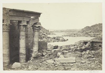 Vista desde Philae, mirando al norte de Francis Frith