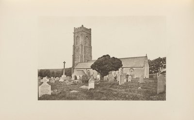 Patio de la iglesia de Watchett de Francis Frith