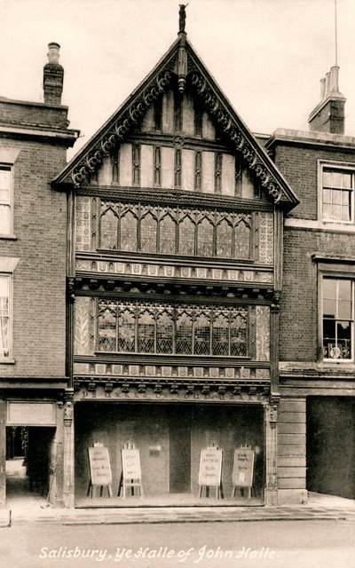 John Halle Hall, Salisbury, Wiltshire, principios del siglo XX de Frith and Co