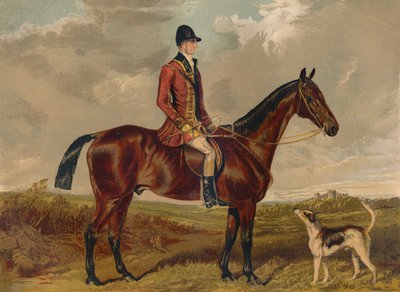 Sr. Charles Davis - Cazador de los Royal Buckhounds, c. 1860s, c. 1879 de Francis Grant