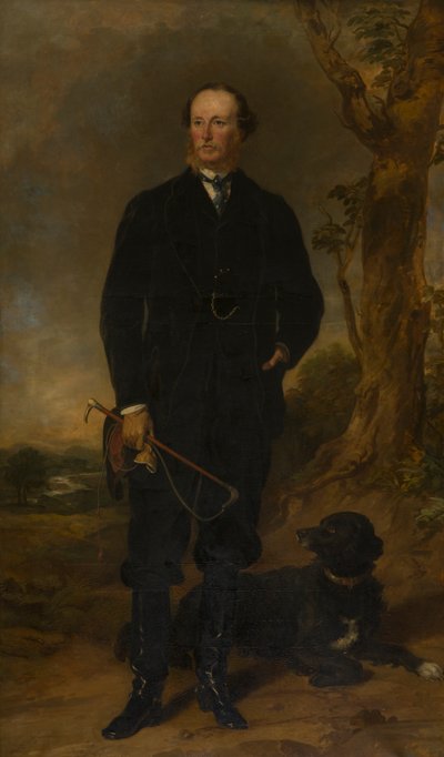 Retrato de Orlando George Charles, tercer conde de Bradford (1819-1898), c.1839-78 (óleo sobre lienzo) de Francis Grant