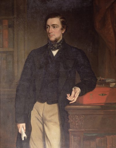 Sidney, Lord Herbert de Lea, 11º Conde de Pembroke (1810-61) de Francis Grant