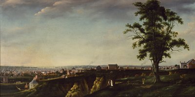 Vista de Baltimore desde Chapel Hill, c.1803 de Francis Guy