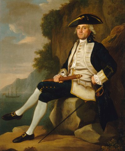 Capitán Sir Edward Vernon (1723-1794), mediados del siglo XVIII (óleo sobre lienzo) de Francis Hayman