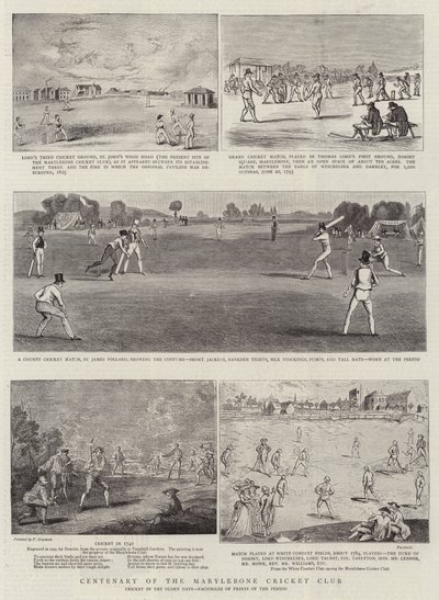 Centenario del Marylebone Cricket Club de Francis Hayman