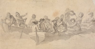 Figuras en barcos de Francis Hayman