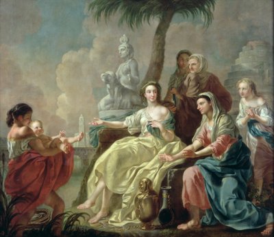 El hallazgo del infante Moisés en los juncos, 1746 de Francis Hayman
