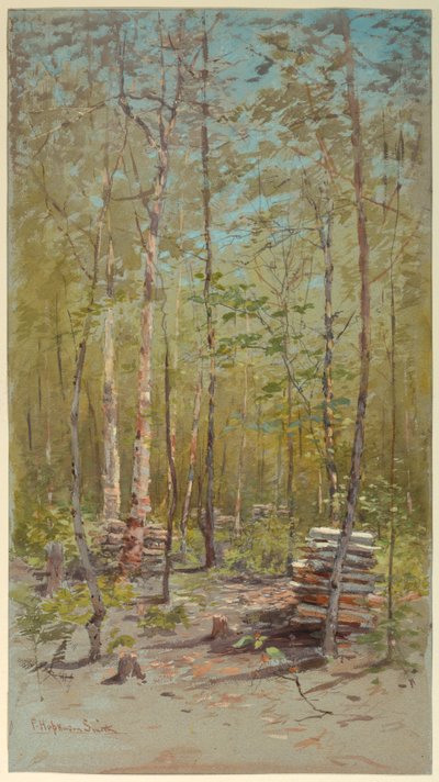 Árboles de abedul de Francis Hopkinson Smith
