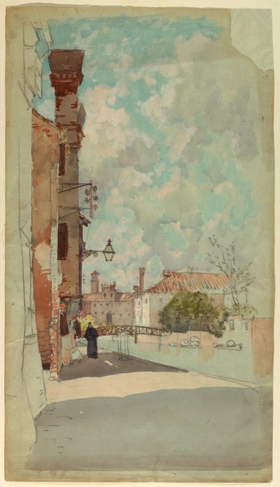 Canal, Venecia, Italia de Francis Hopkinson Smith