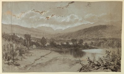 Paisaje con tres edificios de Francis Hopkinson Smith