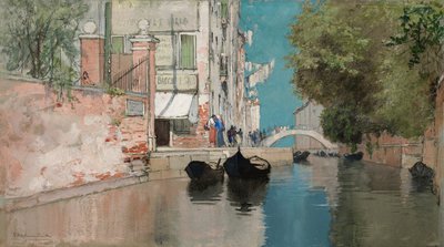 Camino al Jardín Público, ca. 1895 de Francis Hopkinson Smith