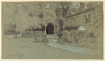La vieja casa Hopkinson, Bordentown, NJ de Francis Hopkinson Smith