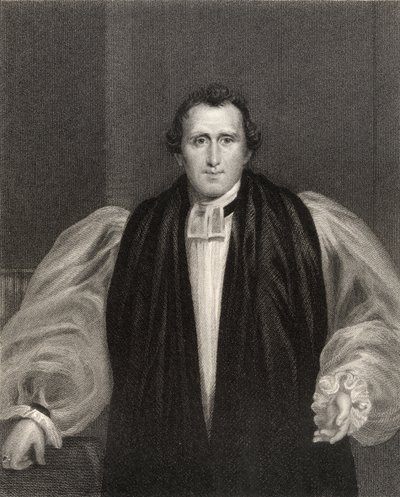 Reverendo Daniel Wilson, grabado por J. Cochran, de 