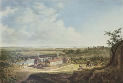 Vista de Hampstead Heath mirando hacia Londres, 1804 de Francis James Sarjent