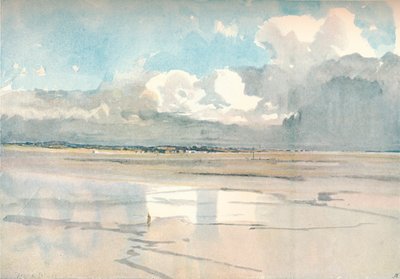 El estuario del Dee, c1877-1906, 1906 de Francis Job Short