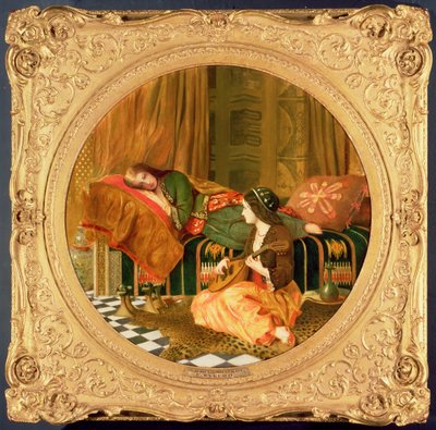 Lallah Rookh y su esclava persa de Francis John Wyburd