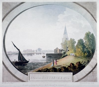 Una Vista en Battersea, 1784 de Francis Jukes