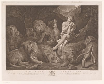 Daniel en el foso de los leones
Daniel en el foso de los leones (título en el objeto) de Francis Lamb