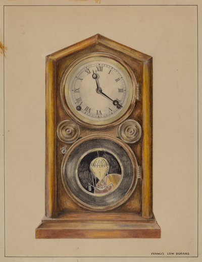 Reloj de repisa de Francis Law Durand