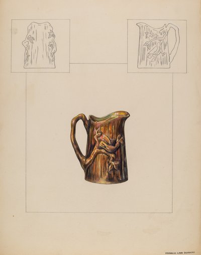 Jarra (cremera individual) de Francis Law Durand