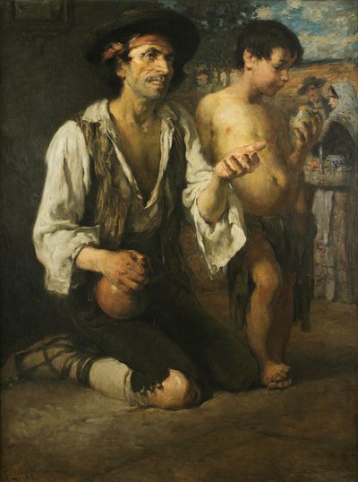 Mendigos españoles de Francis Luis Mora