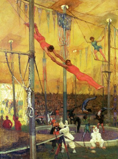 Trapecistas de Francis Luis Mora