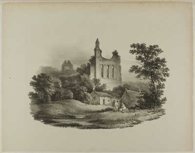 Abadía de Byland, Yorkshire de Francis Nicholson
