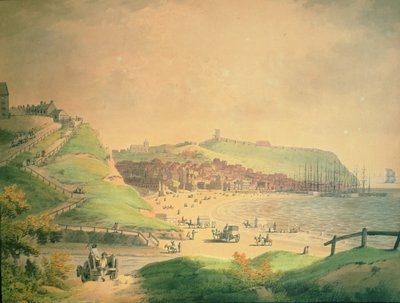 La Bahía Sur de Scarborough, 1790 de Francis Nicholson
