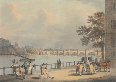 Westminster desde South Bank de Francis Nicholson