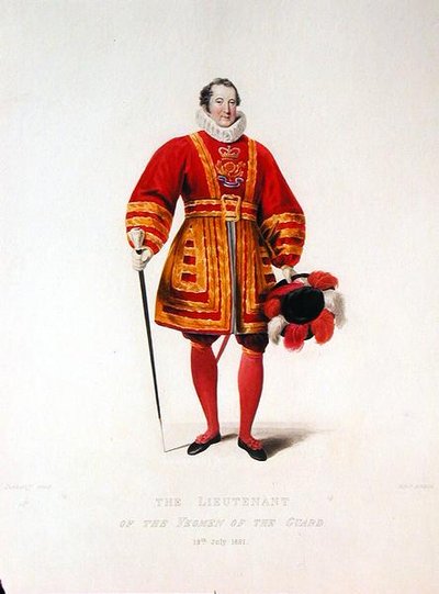 El teniente de la Guardia de Yeoman de Francis Phillip (after) Stephanoff