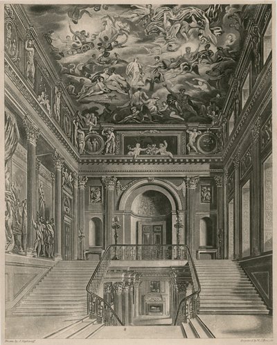 Palacio de Buckingham, Escalera de Francis Phillip Stephanoff