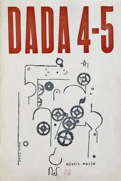 2ª portada de "Dada 4-5" de Picabia (1879-1953), colección literaria y artística, julio de 1917. de Francis Picabia