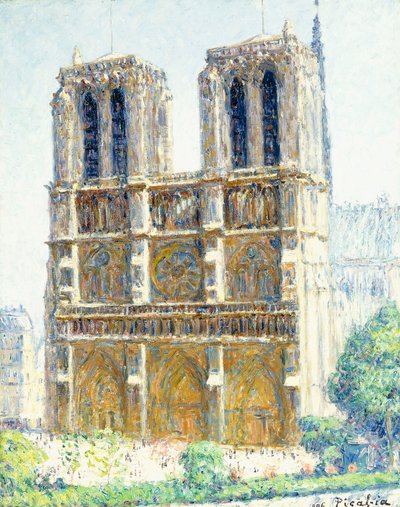 Notre Dame, efecto de la luz solar de Francis Picabia