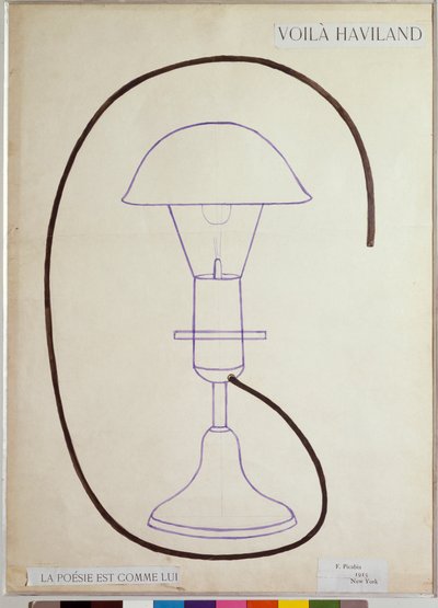 La poesía es como él (Dibujo de Francis Picabia