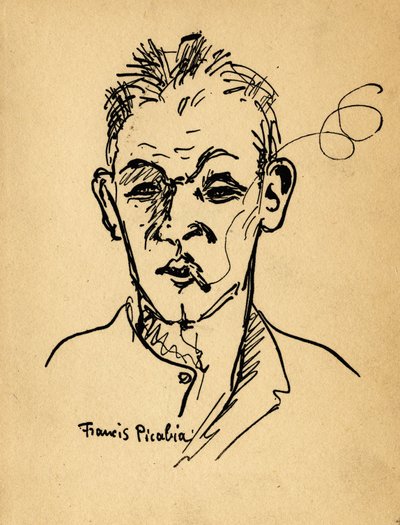 Retrato de Blaise Cendrars (Frederic Louis Sauser de Francis Picabia