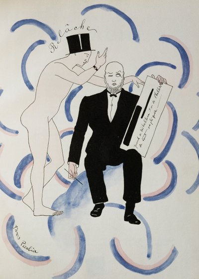 Ballet Relache de Erik Satie, c1924 (dibujo) de Francis Picabia