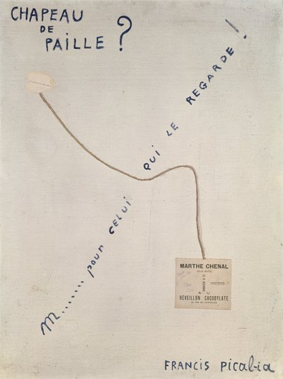 ¿Sombrero de paja de Francis Picabia