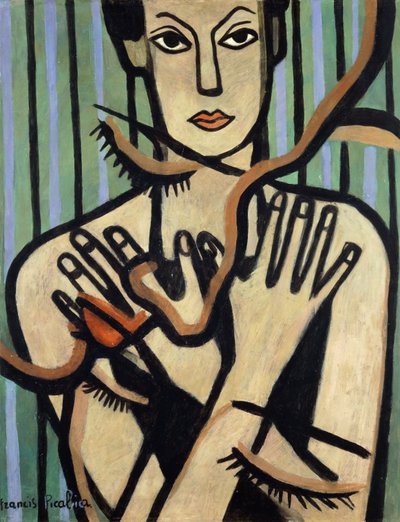 Ten Fingers; Les dix Doigts, c.1929-1931 (óleo sobre tabla) de Francis Picabia