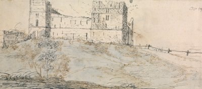 Lado Este del Castillo del Sheriff Hutton de Francis Place