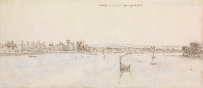 Lambeth desde York House de Francis Place