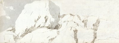 Parte de Pembrokeshire, c.1678 (acuarela y tinta marrón sobre papel) de Francis Place