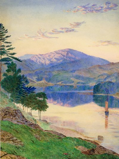 Escena del lago de Francis Powell
