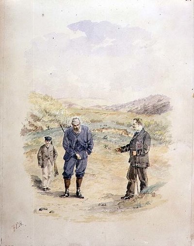 ¡Entrega!, el final de un partido, c.1870 de Francis Powell Hopkins