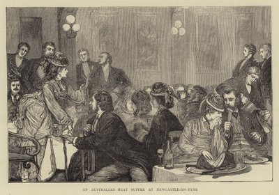 Una Cena de Carne Australiana en Newcastle-on-Tyne de Francis S. Walker