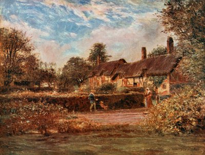 La Cabaña de Ann Hathaway, Stratford on Avon de Francis S. Walker