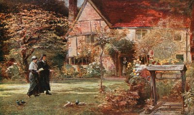 Cabaña y jardín de Milton, Chalfont St Giles de Francis S. Walker