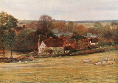 La Cabaña y el Jardín de Milton, Chalfont St Giles de Francis S. Walker