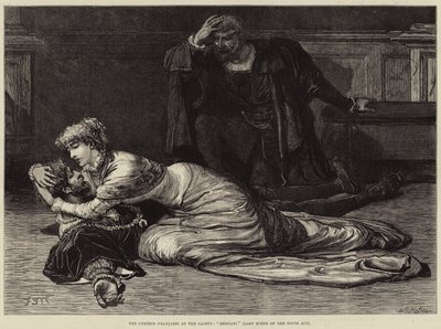 La Comédie Française en el Gaiety, Hernani, última escena del quinto acto de Francis S. Walker